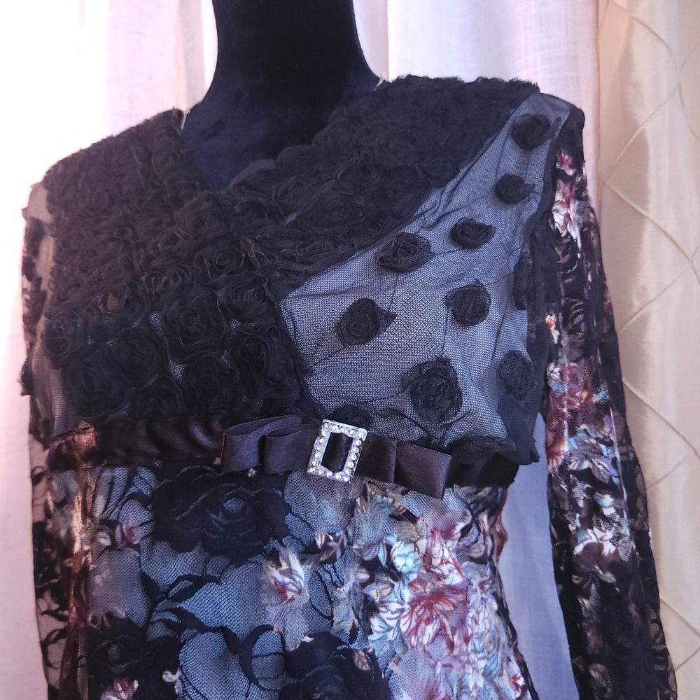 Vintage Y2K Alberto Makali Rossette Mesh Detail Blouse - Picture 15 of 15